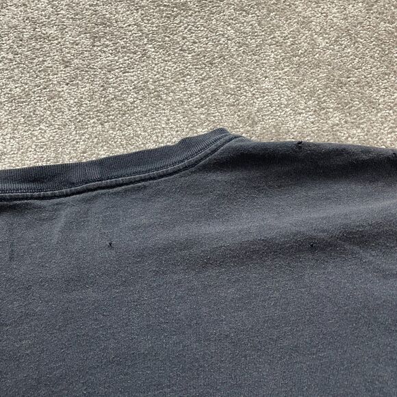 Carhartt K87 Loose Fit T-Shirt Mens Large Blue k Crew Neck Cotton Pocket Tee Top - Picture 15 of 16